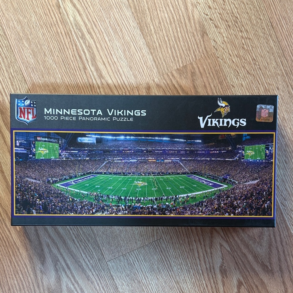 NFL Minnesota Vikings Panoramic Puzzle - NEW